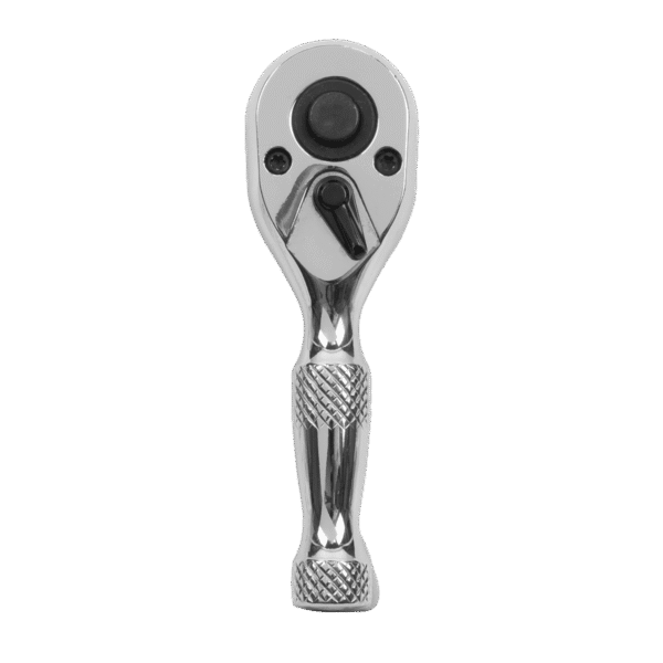 Premier Stubby Pear-Head Ratchet Wrench with Flip Reverse 1/4"Sq Drive