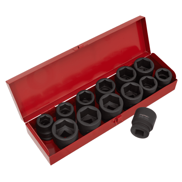 Premier Metric/Imperial Impact Socket Set 3/4"Sq Drive 13pc