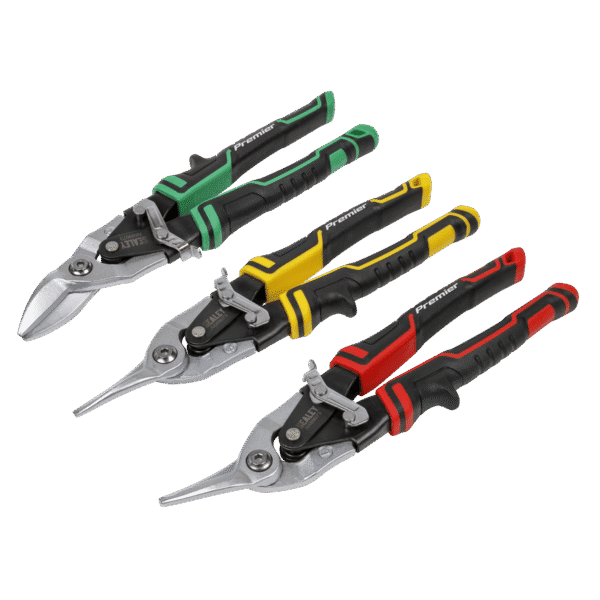 Premier High Leverage Aviation Tin Snip Set 3pc