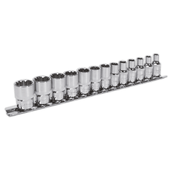 Premier Total Drive® Socket Set 1/4"Sq Drive 13pc