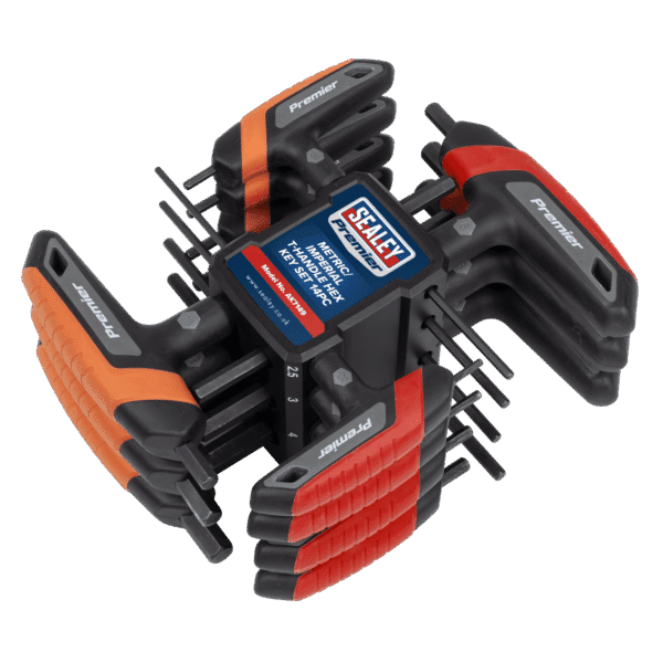 Premier Metric/Imperial T-Handle Hex Key Set 14pc