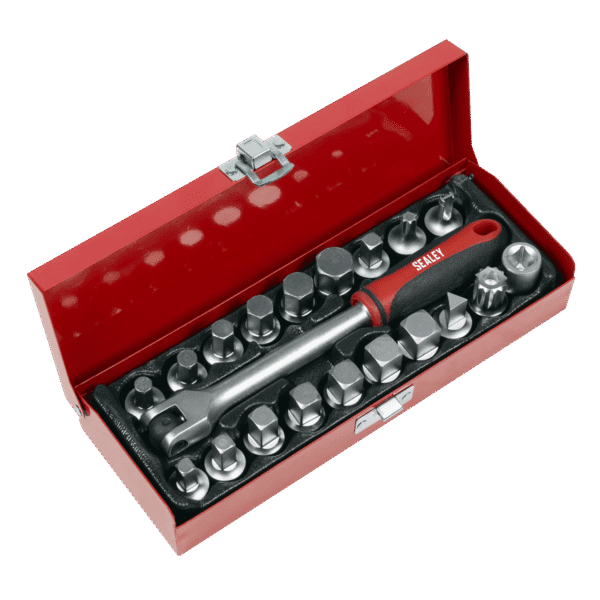 Oil Drain Plug Key Set 3/8"Sq Drive 20pc