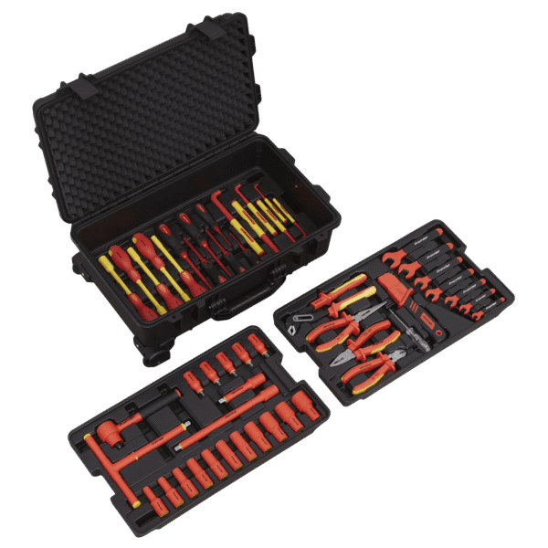 Premier Insulated Tool Kit 3/8"Sq Drive 1000V 50pc - VDE Approved