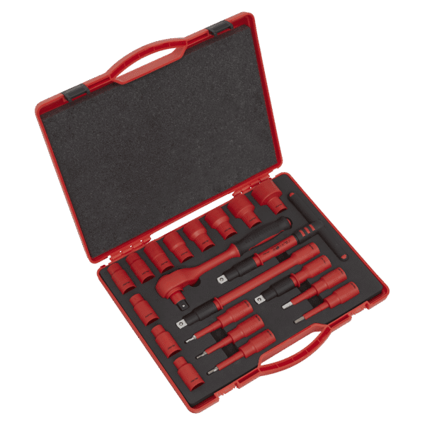 Premier Insulated Socket Set 1/2"Sq Drive 20pc - VDE Approved