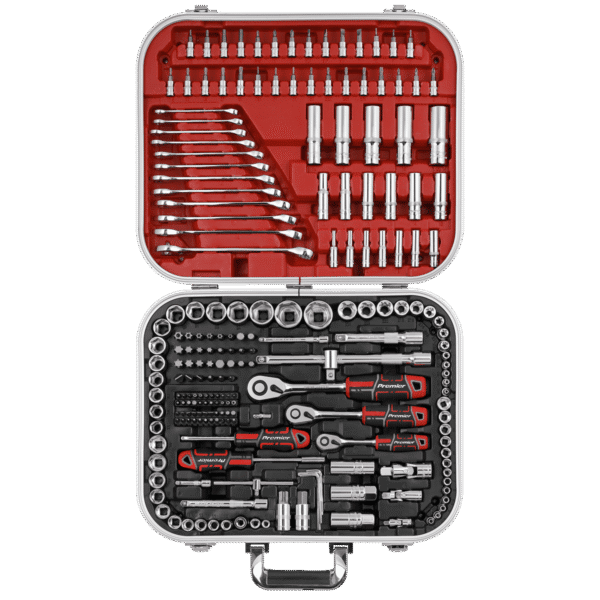 Premier Socket Set 1/4", 3/8" & 1/2"Sq Drive 216pc