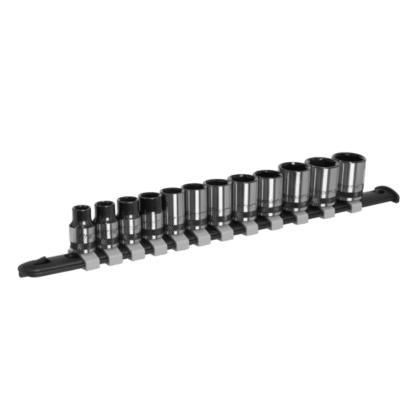 Premier Black Socket Set 3/8"Sq Drive 12pc