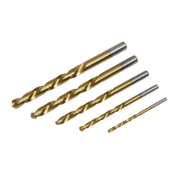 Left-Hand Spiral Drill Bit Set 5pc