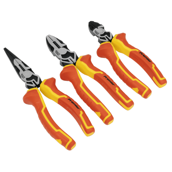 Premier High Leverage Pliers Set 3pc - VDE Approved