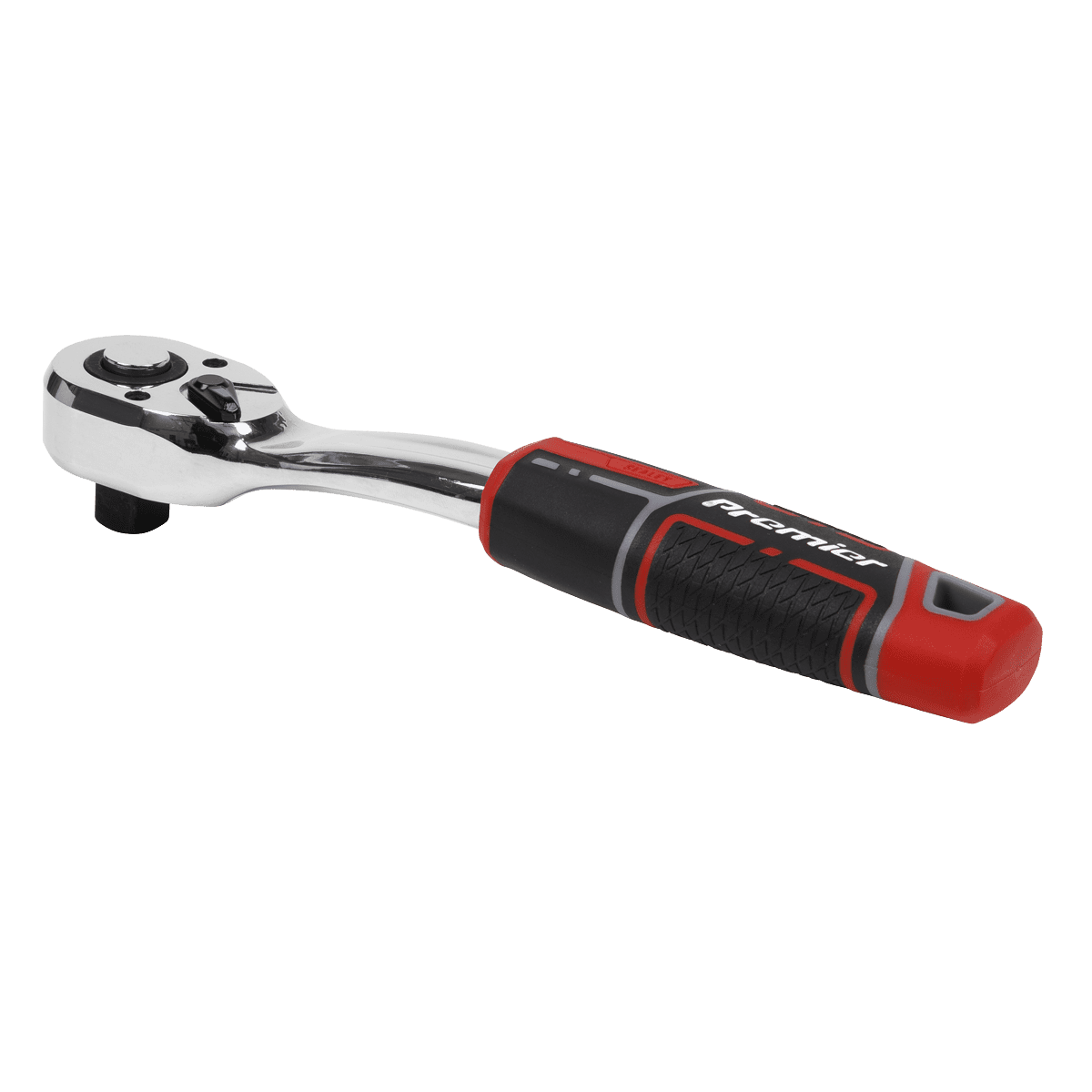 Premier Pear-Head Offset Ratchet Wrench with Flip Reverse 1/2"Sq Drive