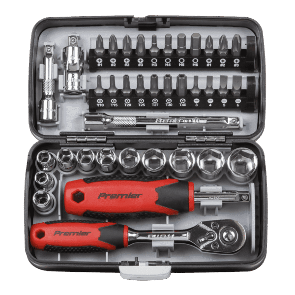 Premier Socket & Bit Set 1/4"Sq Drive 38pc