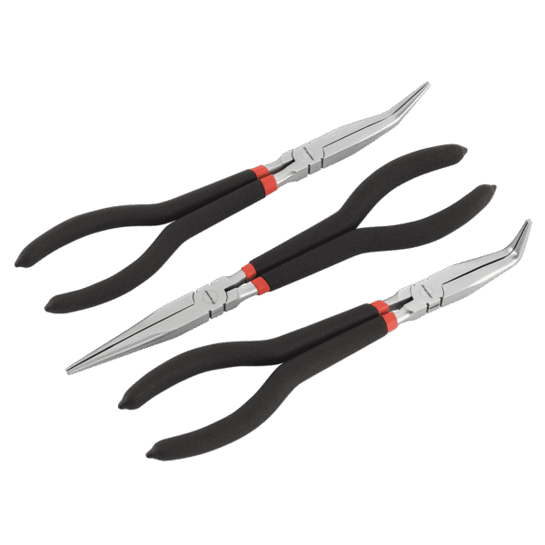 Premier Needle Nose Pliers Set Ni-Fe Finish 280mm 3pc