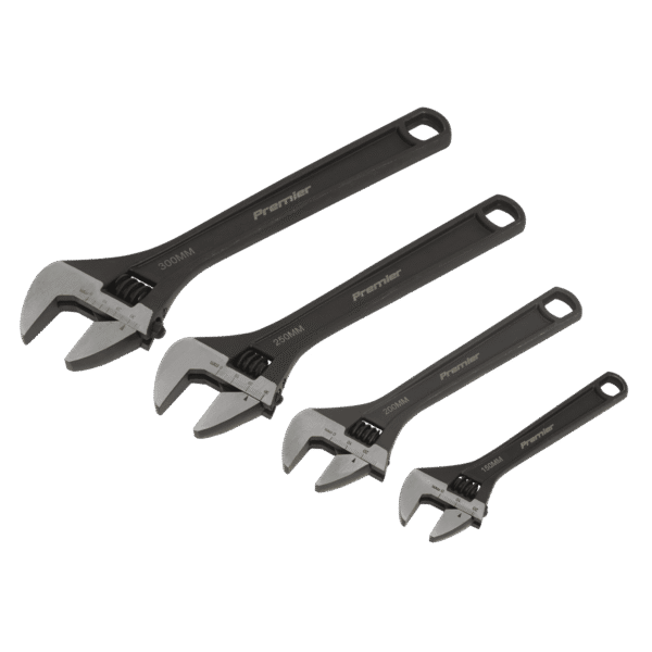 Premier Adjustable Wrench Set 4pc