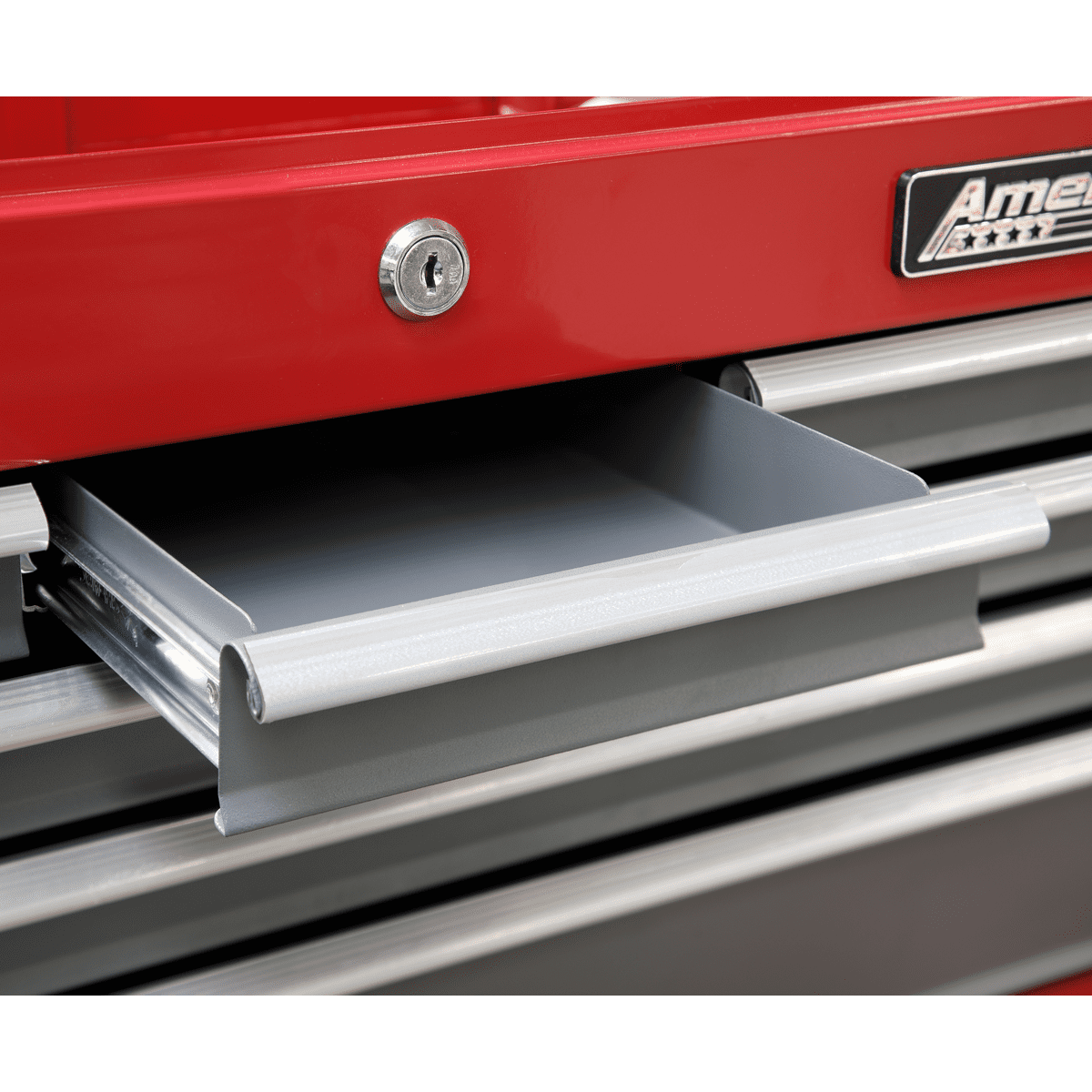 American PRO® Topchest 6 Drawer - Red/Grey - Image 9