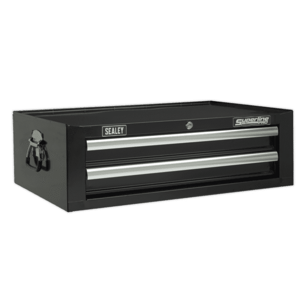Superline PRO® Mid-Box Tool Chest 2 Drawer - Black