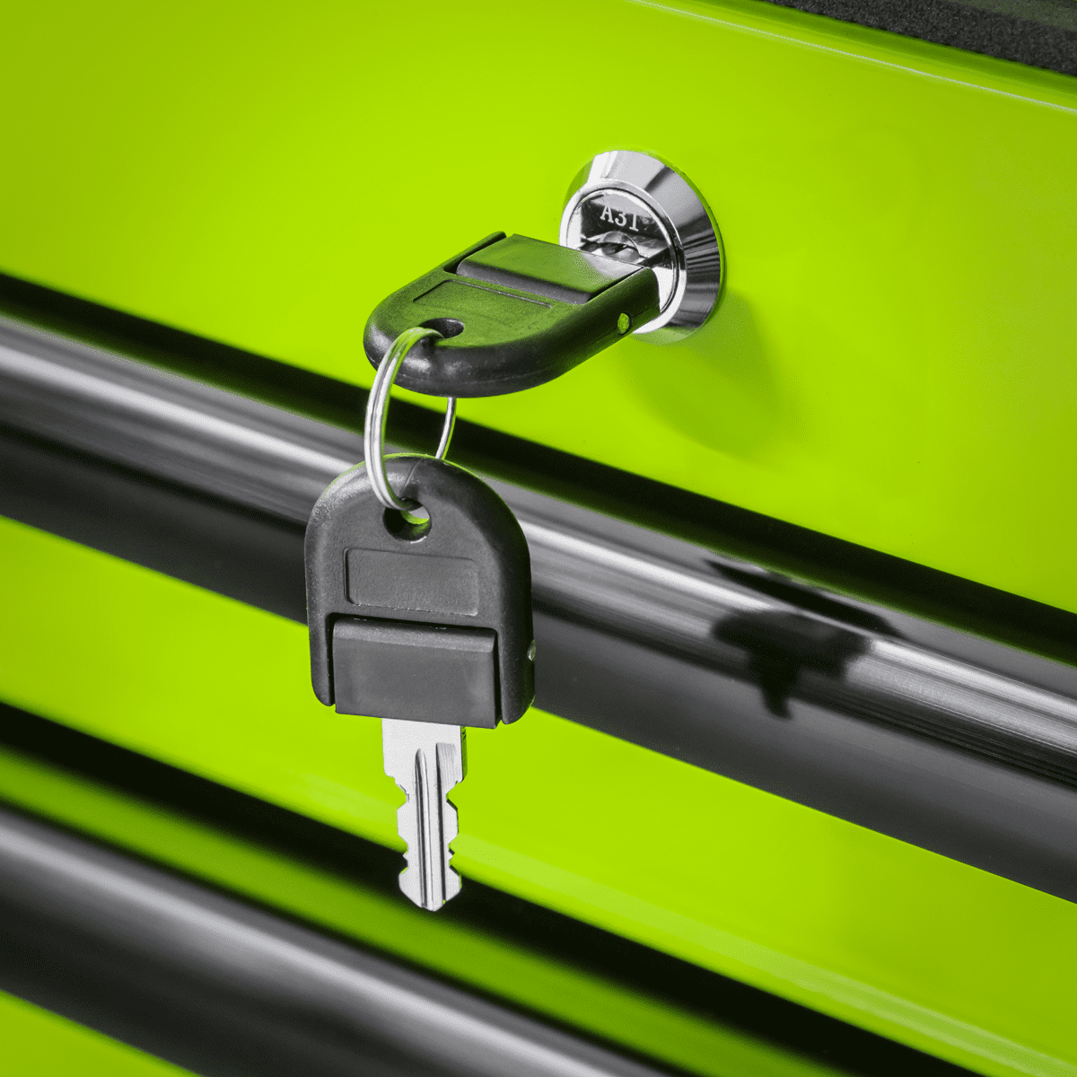 Superline PRO® Rollcab 7 Drawer - Green/Black - Image 8