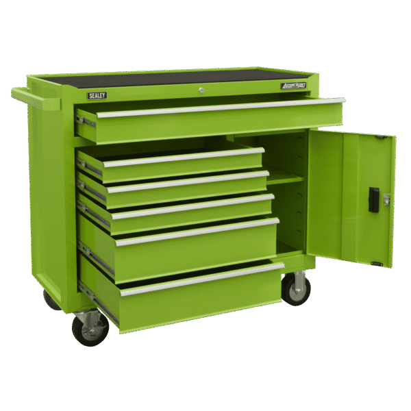 American PRO® Rollcab 6 Drawer - Green