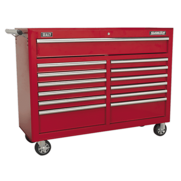 Superline PRO® Rollcab 13 Drawer - Red
