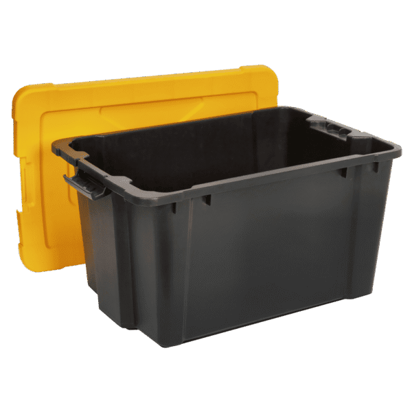 Composite Stackable Storage Box with Lid 54L