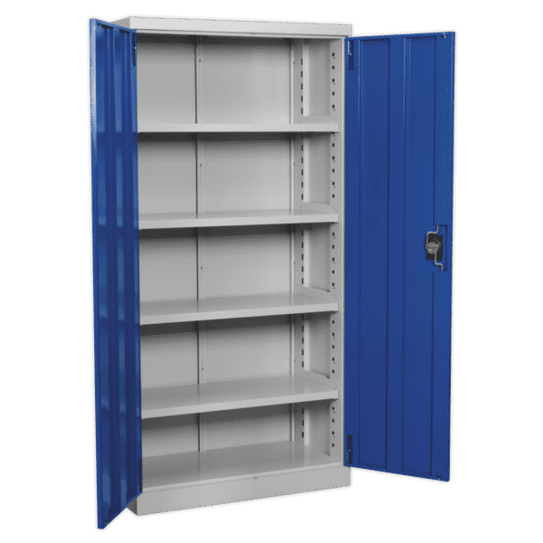 Premier Industrial™ Cabinet with 4 Shelves 1800mm