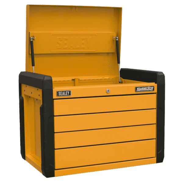 Superline PRO® Push-to-Open Topchest 4-Drawer - Orange