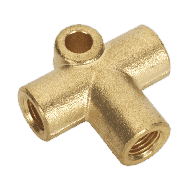 3-Way Brake Tube Connector 3/8"UNF x 24tpi