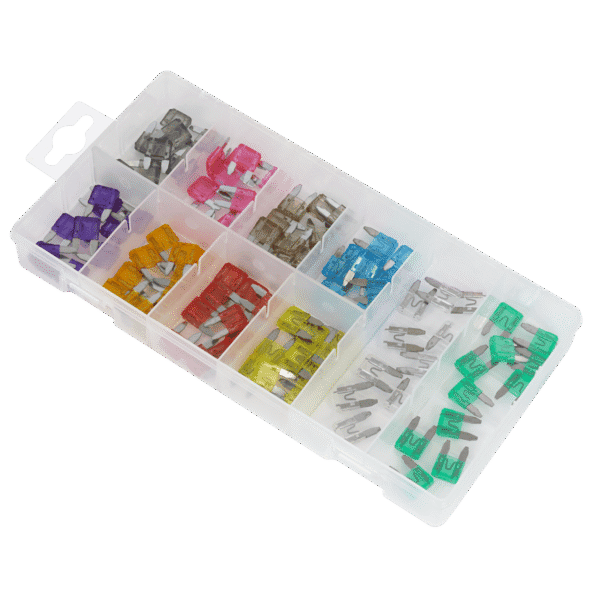 Automotive MINI Blade Fuse Assortment 100pc