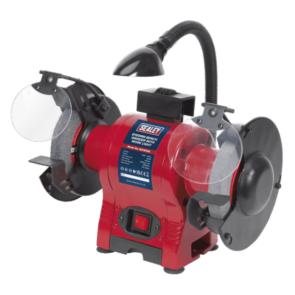 150mm Bench Grinder with Worklight 250W/230V