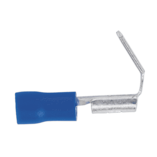 Piggy-Back Terminal 6.3mm, Blue - Pack of 100