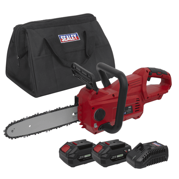 SV20 Series 25cm Cordless Chainsaw Kit 20V 4Ah - 2 Batteries