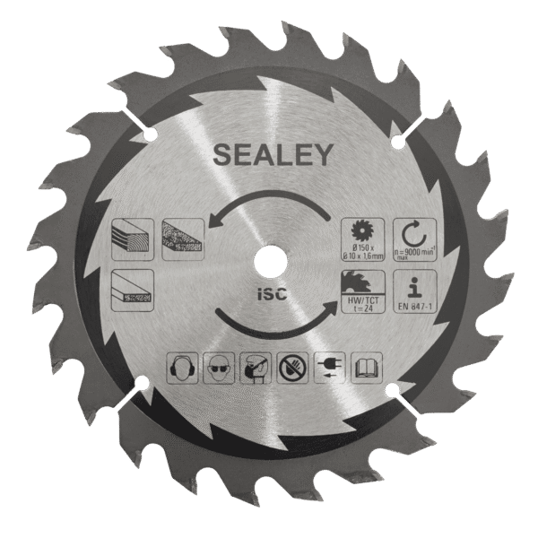 150mm Cut-Off Saw Blade 1.6mm/10mm 24tpu