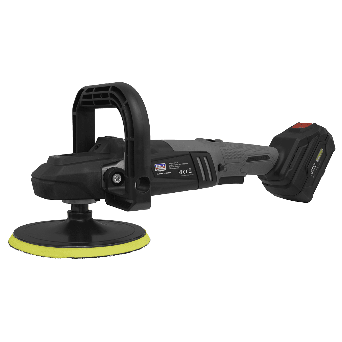 Premier SV20 Series 180mm Brushless Cordless Rotary Polisher 20V - Body Only - Image 13