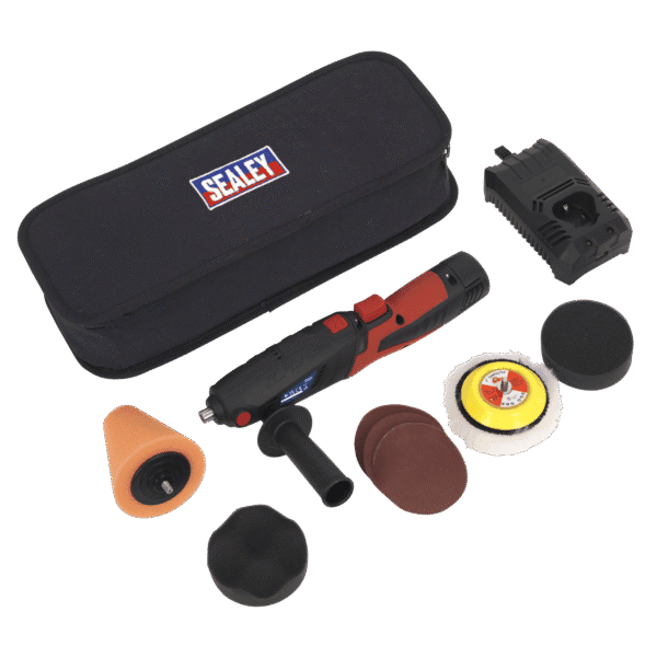Cordless Mini Sander/Polisher Kit 75mm 12V