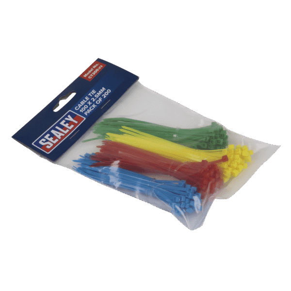 Cable Tie Assortment 100 x 2.5mm - Pack of 200