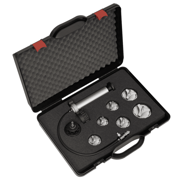 Commercial Cooling System Pressure Test Kit 7pc
