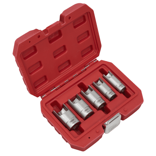 Elbow Connector Socket Set 3/8"Sq Drive 5pc