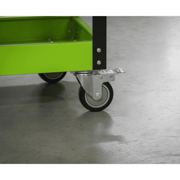 Superline PRO® Heavy-Duty Workshop Trolley 3-Level - Hi-Vis Green
