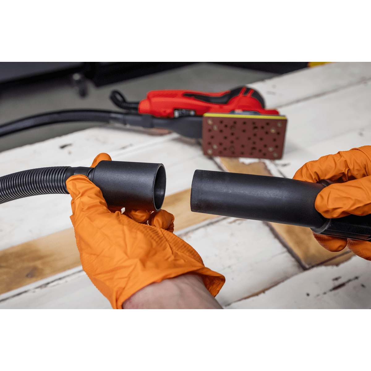 80 x 133mm Dual Action Variable Speed Brushless Sander 350W/230V - Image 12