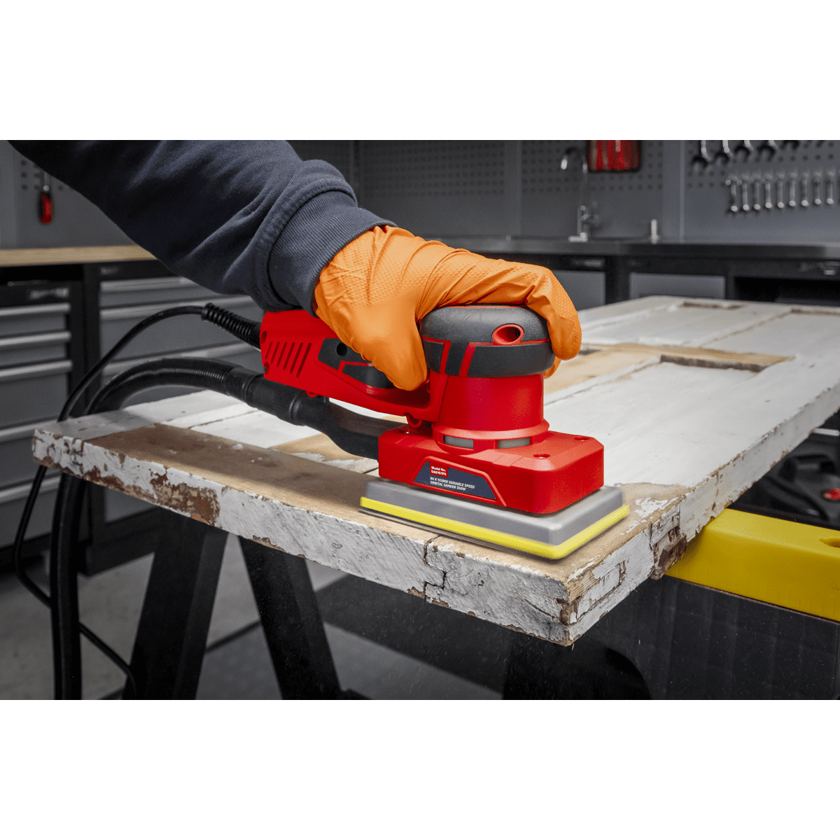 80 x 133mm Dual Action Variable Speed Brushless Sander 350W/230V - Image 7