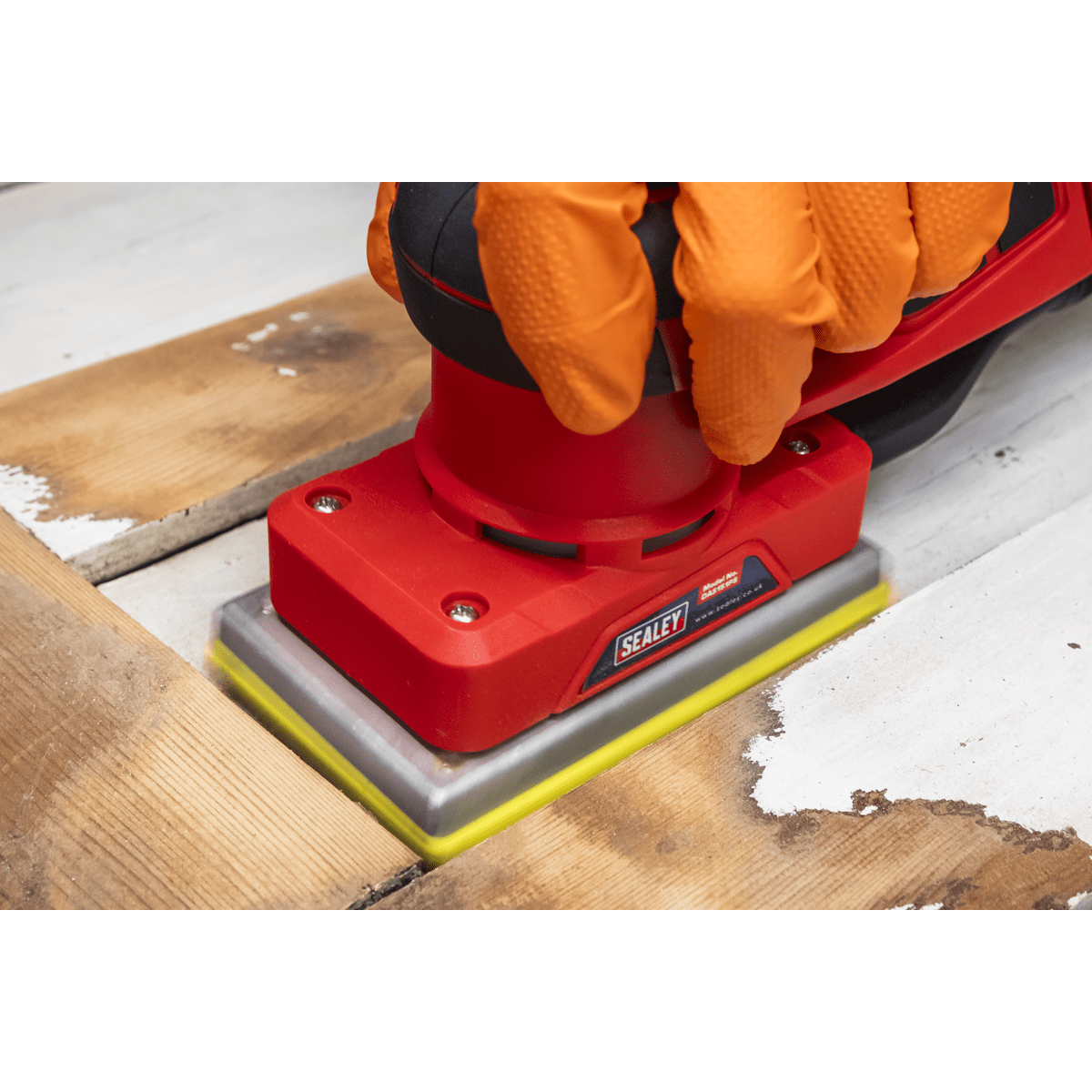 80 x 133mm Dual Action Variable Speed Brushless Sander 350W/230V - Image 9