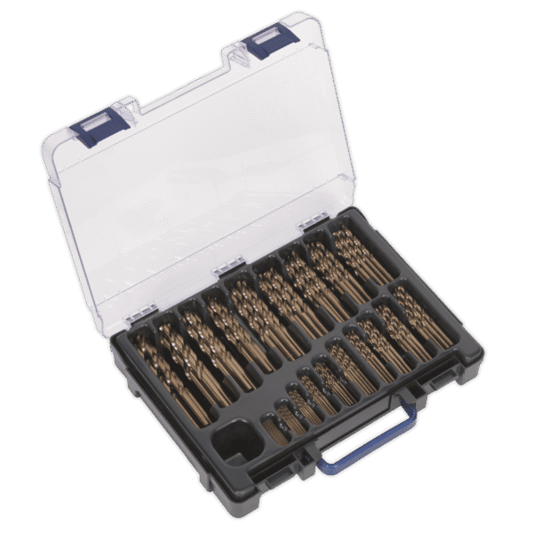 HSS Cobalt Fully Ground Drill Bit Assortment 1-10mm 170pc