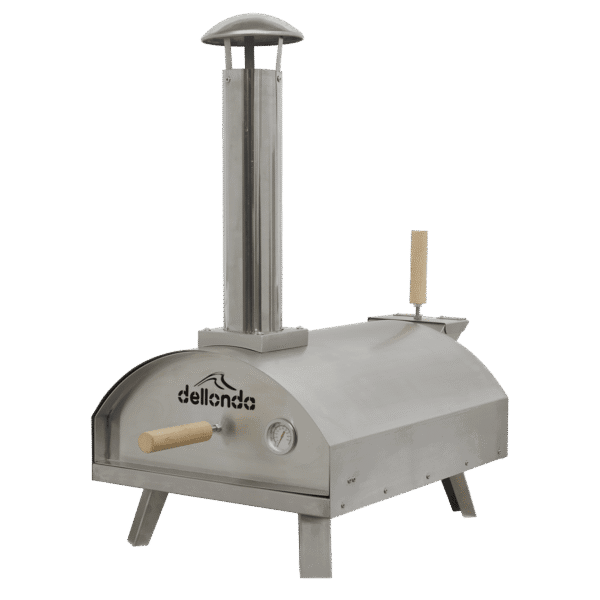 Dellonda Wood-Fired Pizza Oven 14" - Stainless Steel