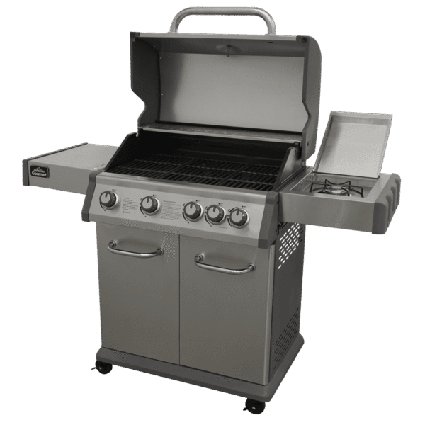 Dellonda 4+1 Burner Deluxe Gas BBQ Grill with Piezo Ignition & Thermometer - Stainless Steel
