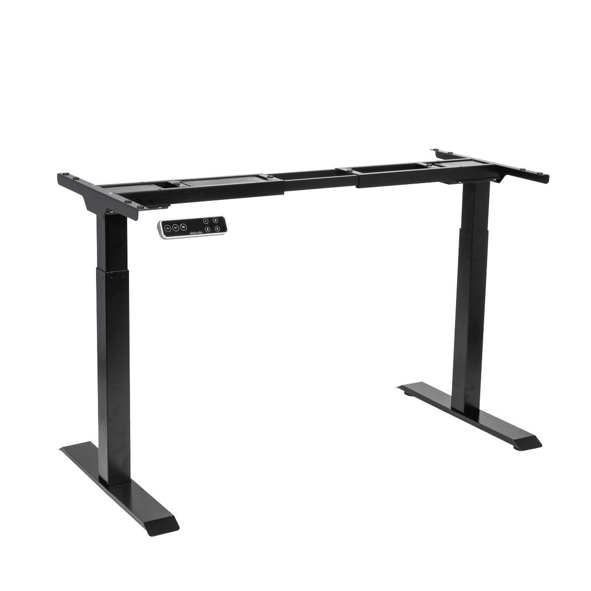 Dellonda Dual Motor Ultra-Quiet Desk Frame with Digital Controls 100kg Capacity - Black