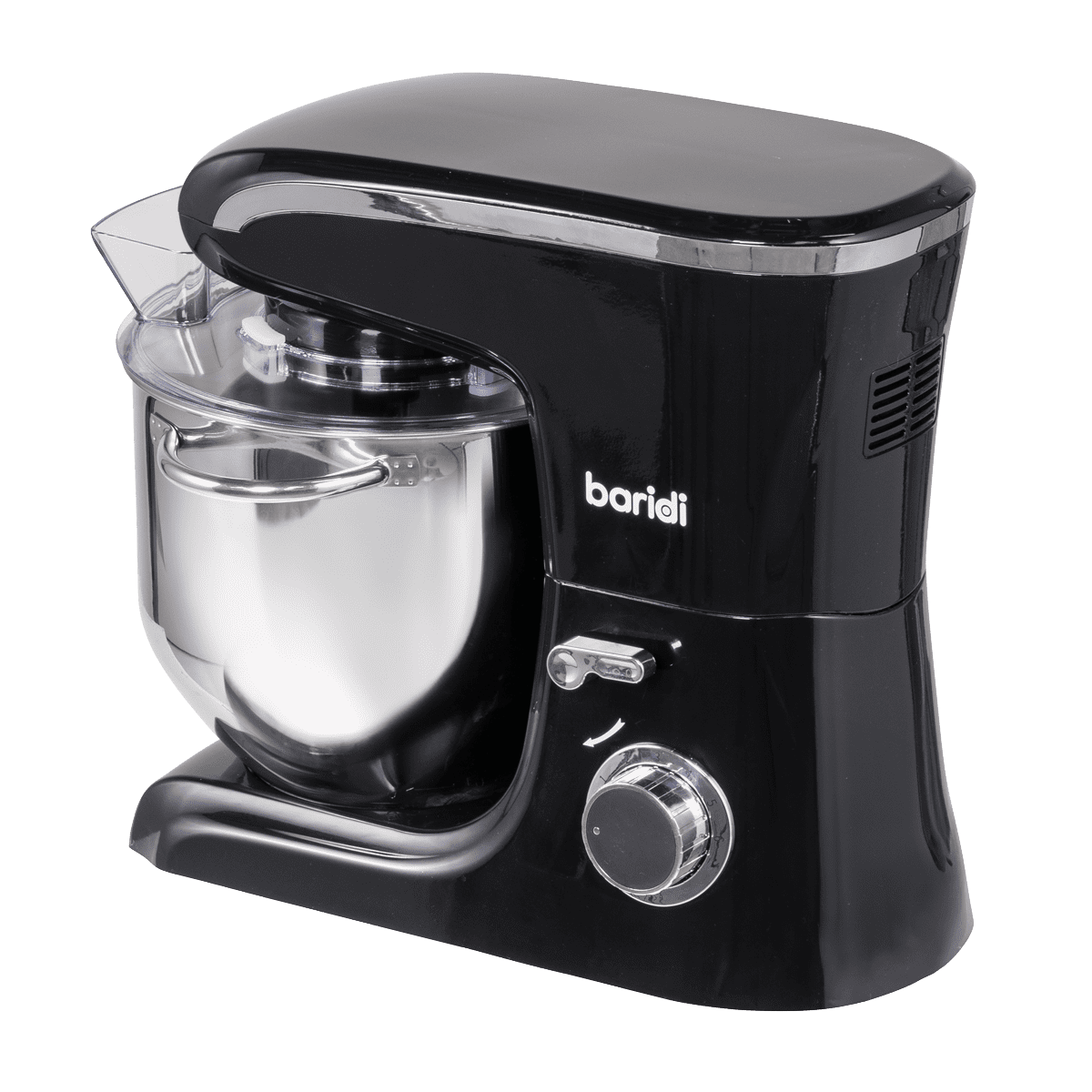 Baridi 1800W Stand Mixer with Accessories 8L - Black - Image 10