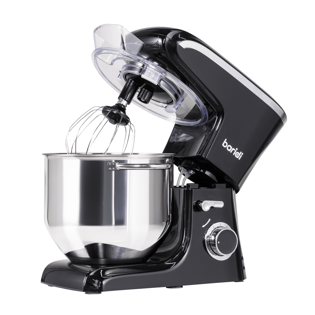 Baridi 1800W Stand Mixer with Accessories 8L - Black - Image 5