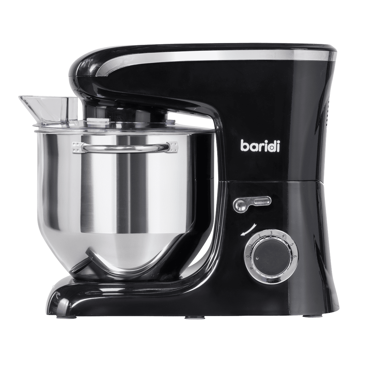 Baridi 1800W Stand Mixer with Accessories 8L - Black - Image 7