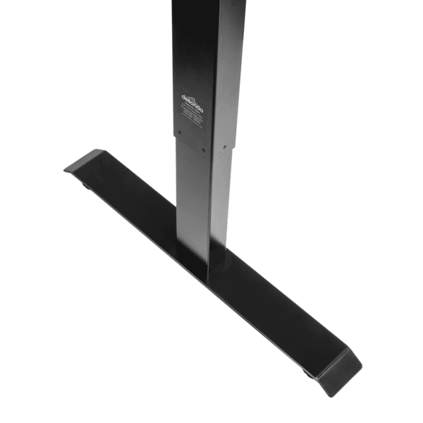 Dellonda Single Motor Ultra-Quiet Adjustable-Height Desk Frame 70kg Capacity - Black