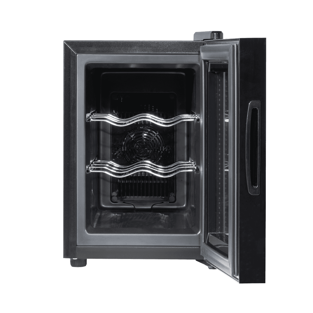 Baridi 6 Bottle Thermoelectric Tabletop Wine Cooler with Touch Control - Black - Image 7