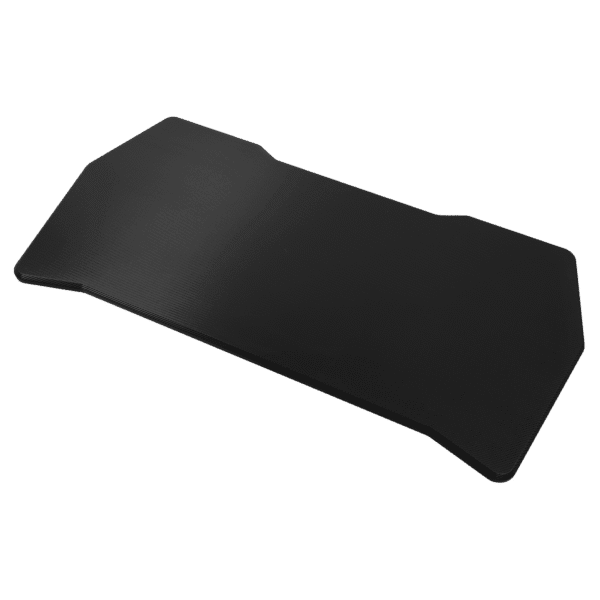 Dellonda Rectangular Desktop 1400 x 700mm - Carbon Fibre Effect