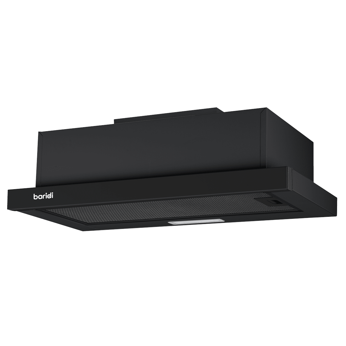 Baridi Telescopic Cooker Hood with Aluminium Filters 60cm - Black - Image 15